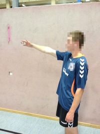 Richtung des Freiwurfs